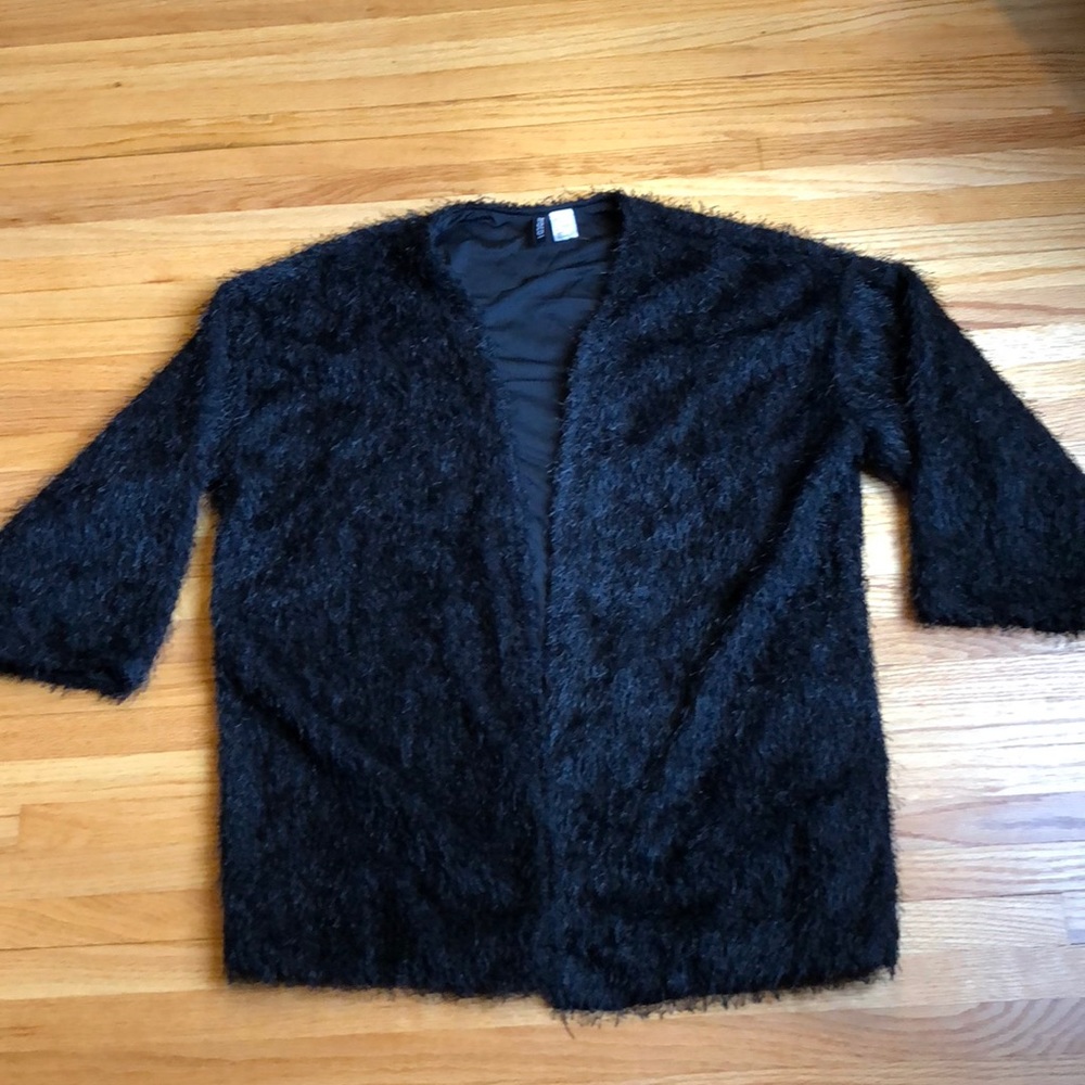 Black cardigan